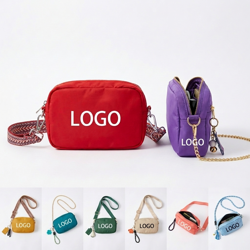 Versatile Crossbody Bag with Chain Strap