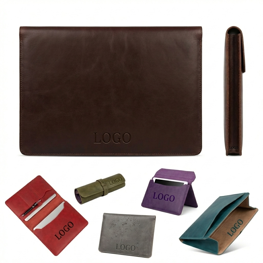 Premium PU Leather Envelope Laptop Sleeve