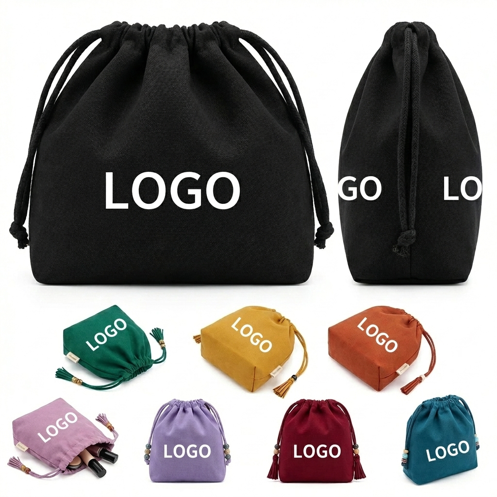 Cinch-Top Cosmetic & Essentials Bag