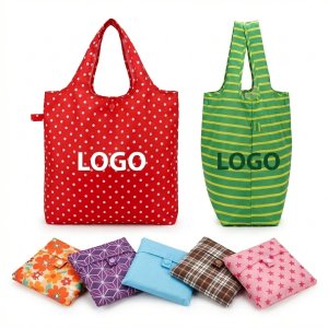 Custom Supermarket Shopping Totes - Durable Oxford Fabric with Bold Designs
